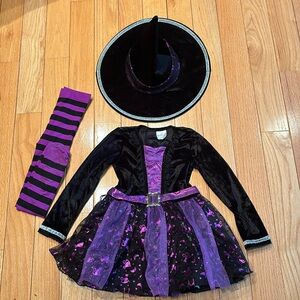 Toddler Witch Costume 3-4T